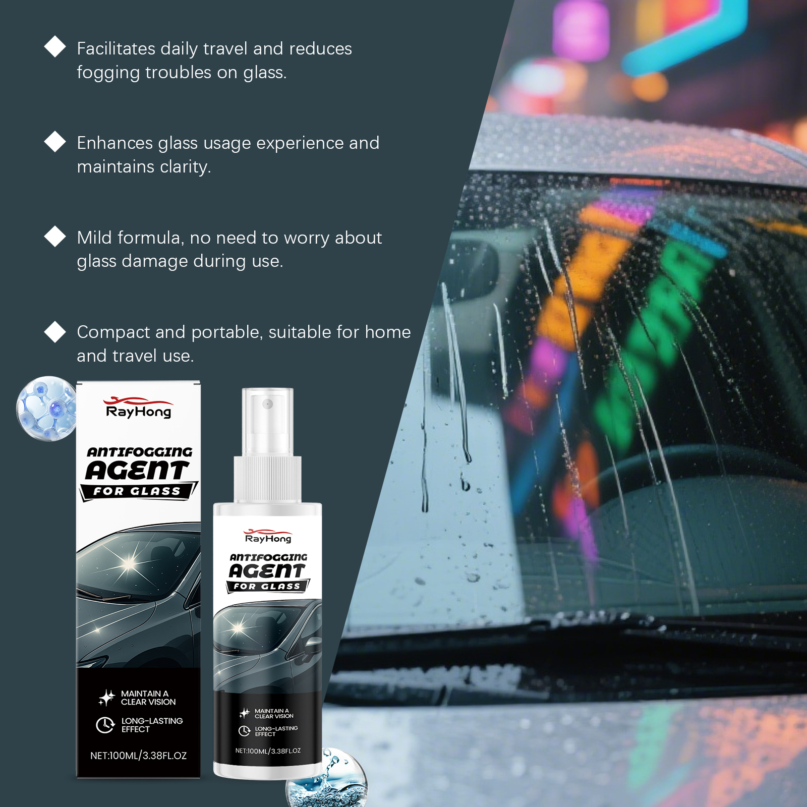 Cars Glass Anti-Rain Spray Aut - Car Shampoo Ph recensione e prezzo
