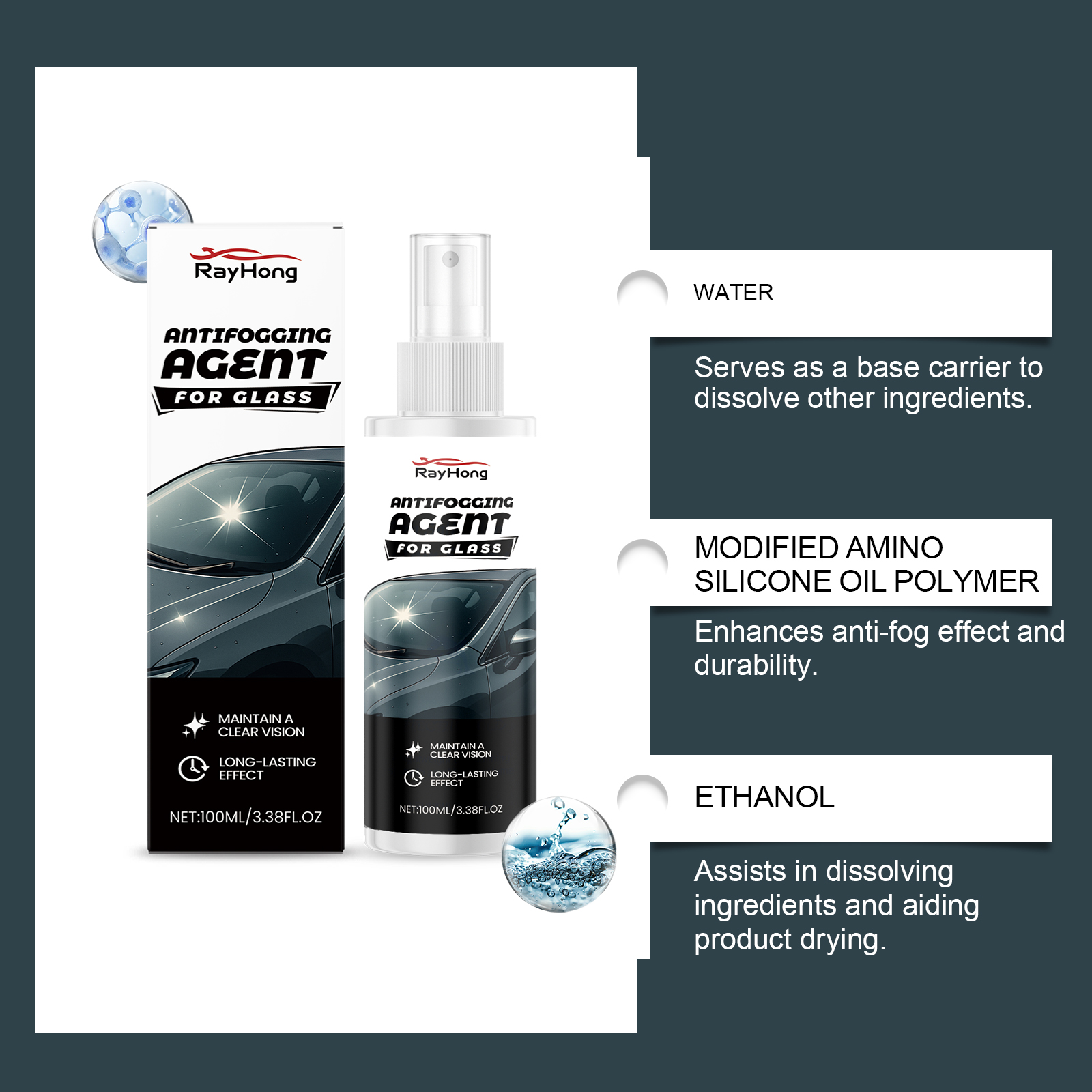 Cars Glass Anti-Rain Spray Aut - Car Shampoo Ph recensione e prezzo