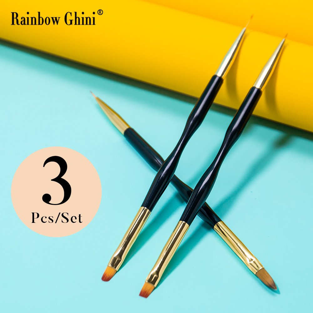Rainbow Ghini 3Pcs/Set Dual He - Detailing Brush Set recensione e prezzo