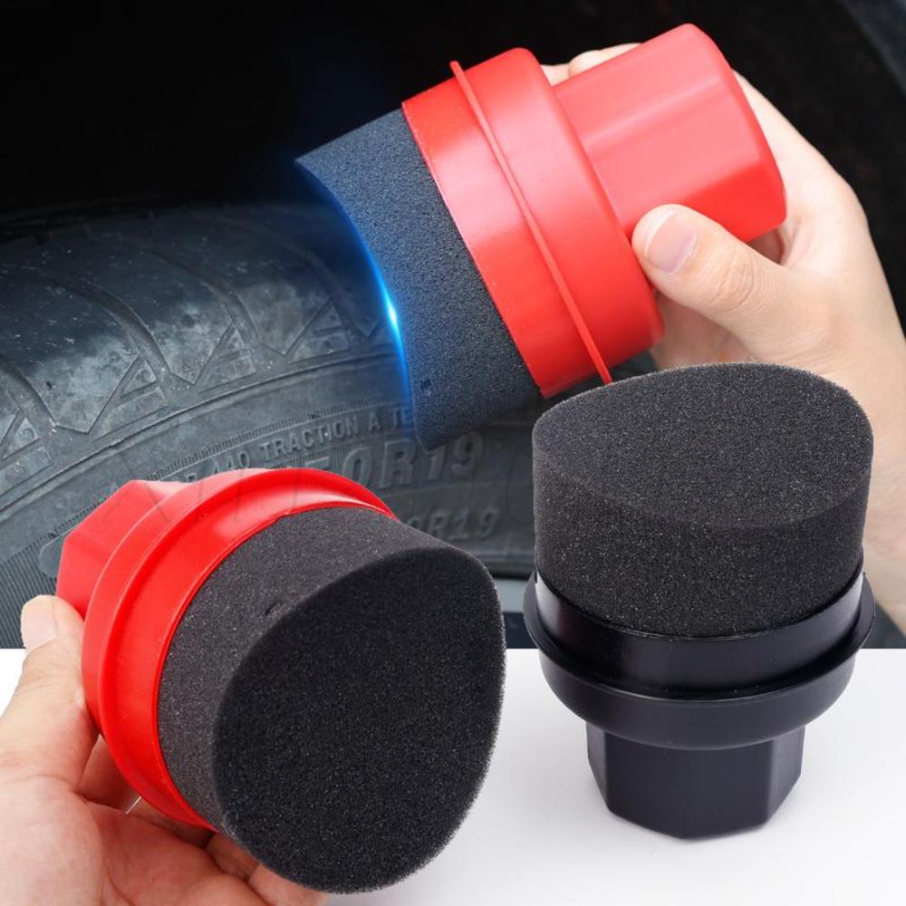 Curved Tire Polishing Sponge w - Wax Applicator Pad recensione e prezzo