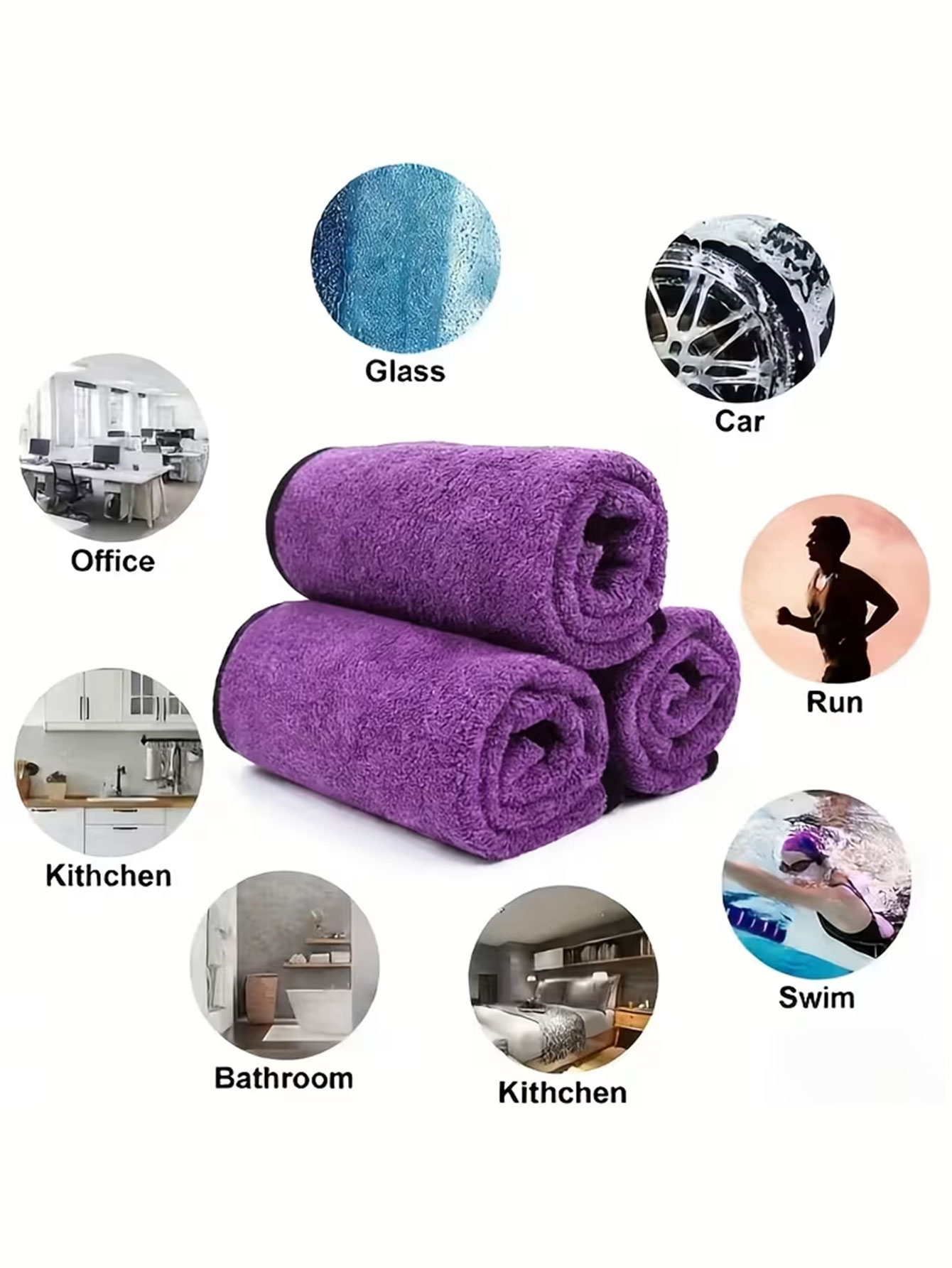 10-Pack Double-Sided Coral Vel - Microfiber Towel Detailing recensione e prezzo