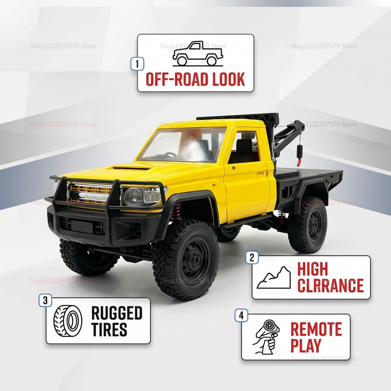 MN82T 1:12 2.4G RC Crawler Hoi - Dirt Brush Interior recensione e prezzo