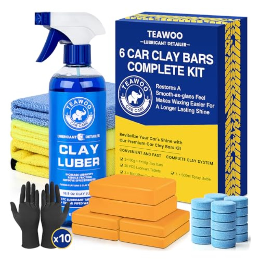 Clay Bars Kit, 6 Clay Bars and - Clay Bar Lubricant recensione e prezzo
