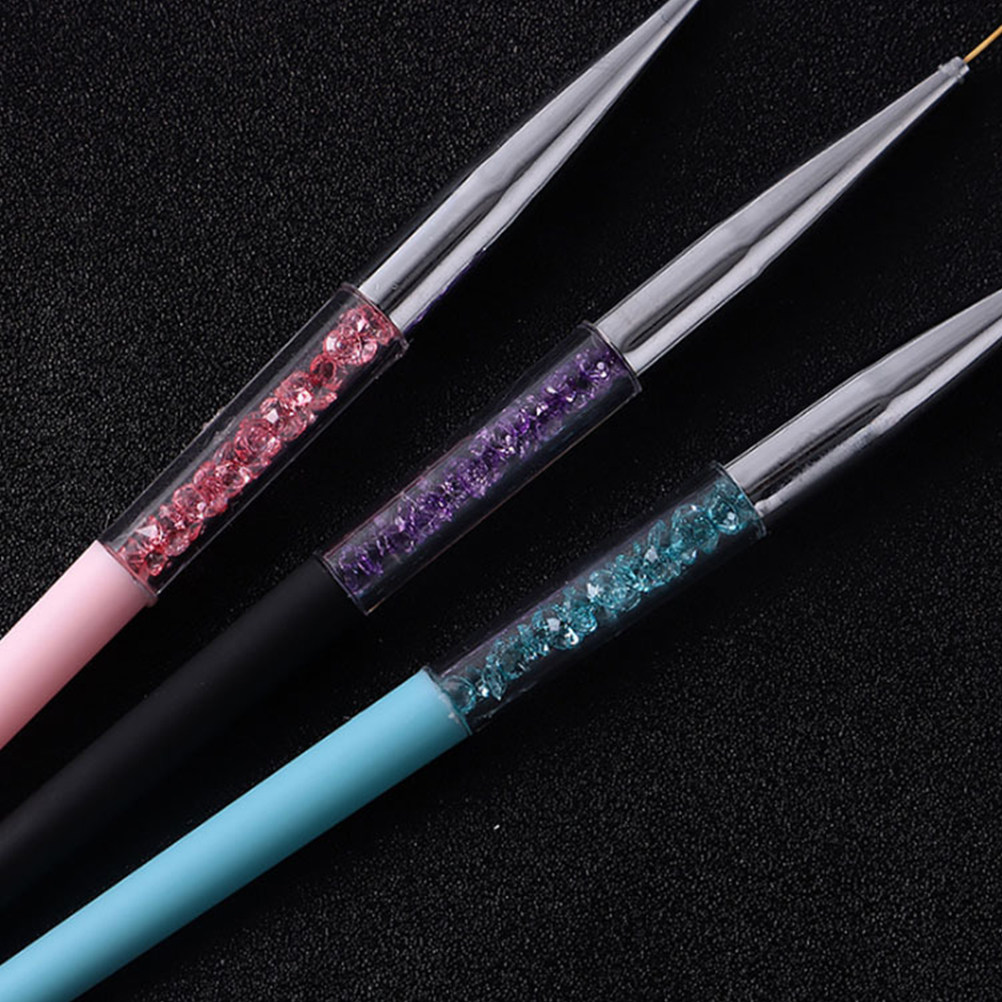 3Pcs Nail Art Pen Set Fine Tip - Detailing Brush Set recensione e prezzo
