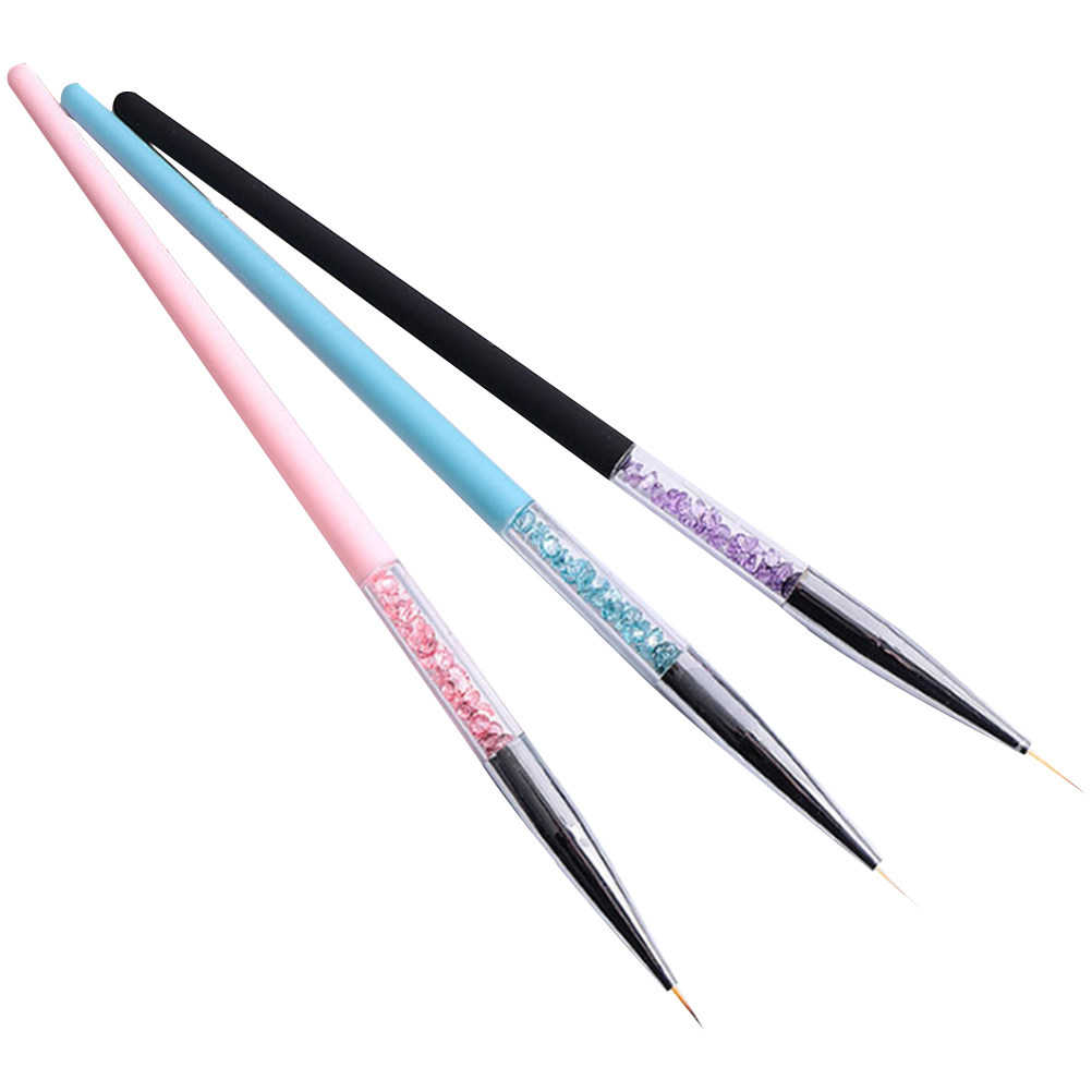 3Pcs Nail Art Pen Set Fine Tip - Detailing Brush Set recensione e prezzo
