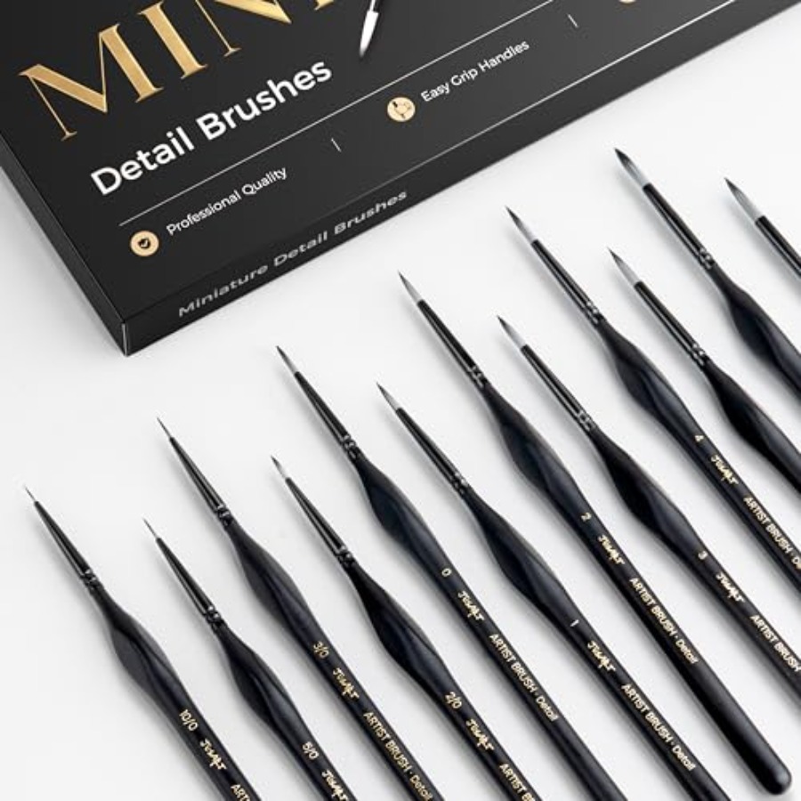 Detail Paint Brushes Set, 12 P - Detailing Brush Set recensione e prezzo