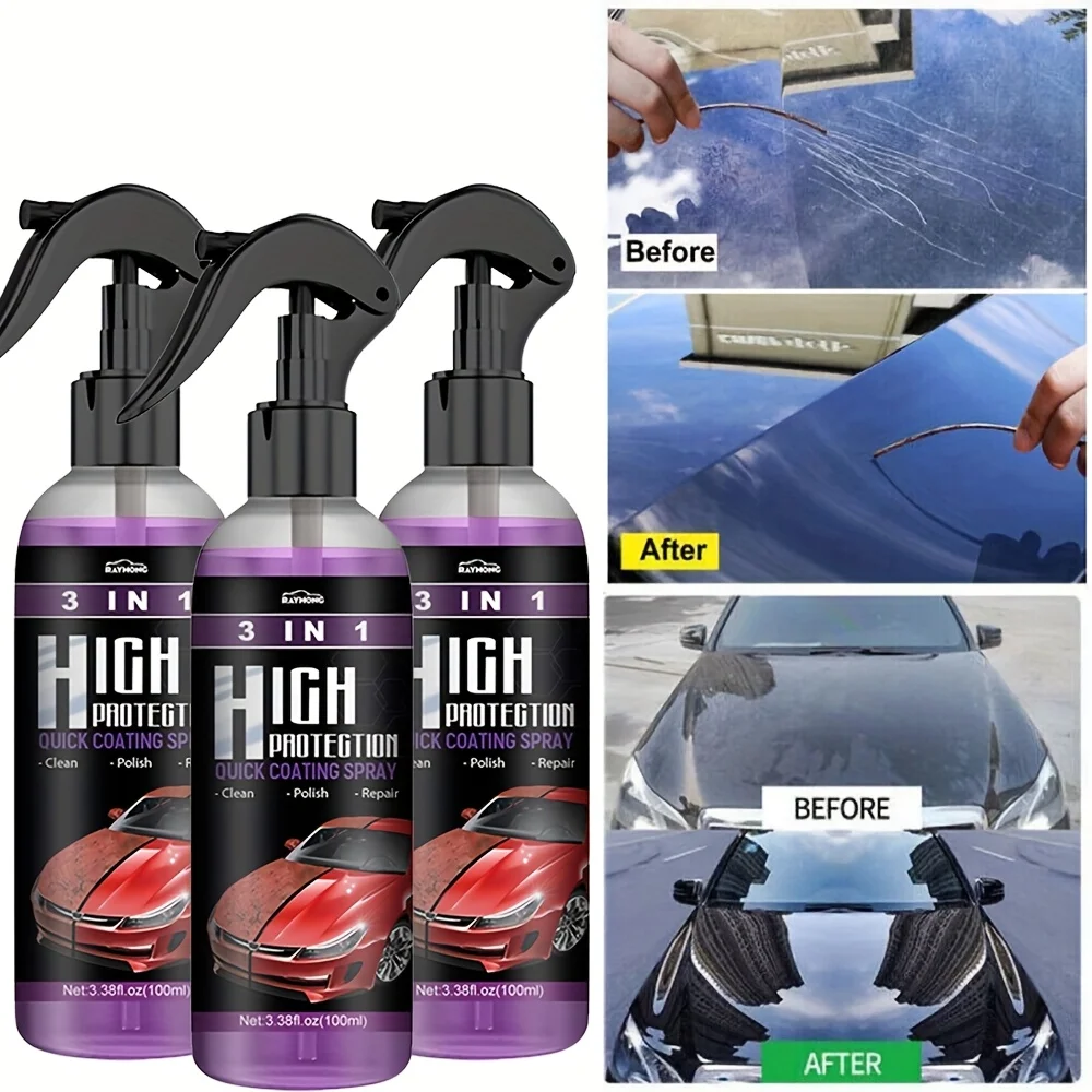 3 in 1 Car Ceramic Liquid Coat - Car Wax Ceramic Coating recensione e prezzo