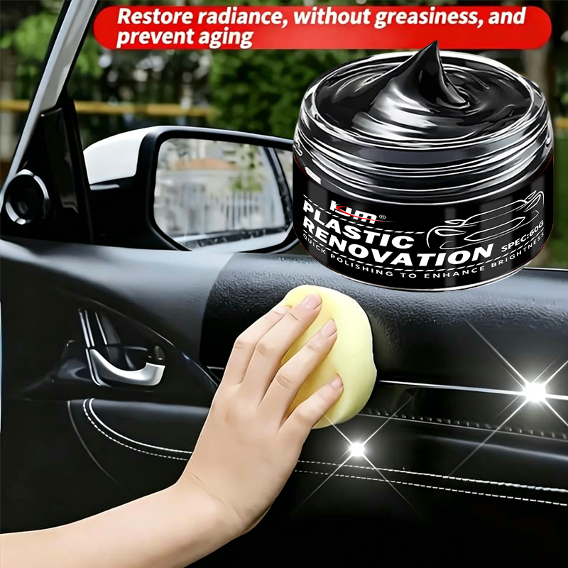 KJM Deep Black Gloss Car Renov - Trim Restorer Plastic recensione e prezzo