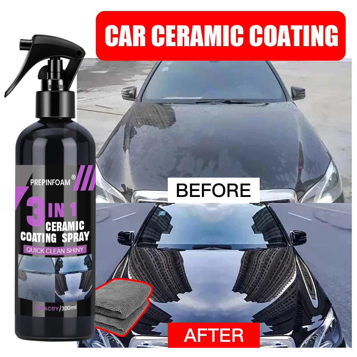 Quickly Cleaning Remove Stains - Car Wax Ceramic Coating recensione e prezzo